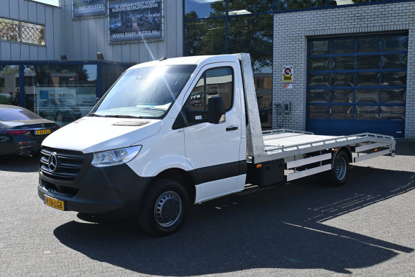 Mercedes-Benz Sprinter 514 CDI L3 Autotransporter Oprijwagen Ambulance Lier, Geveerde stoel, Trekhaak