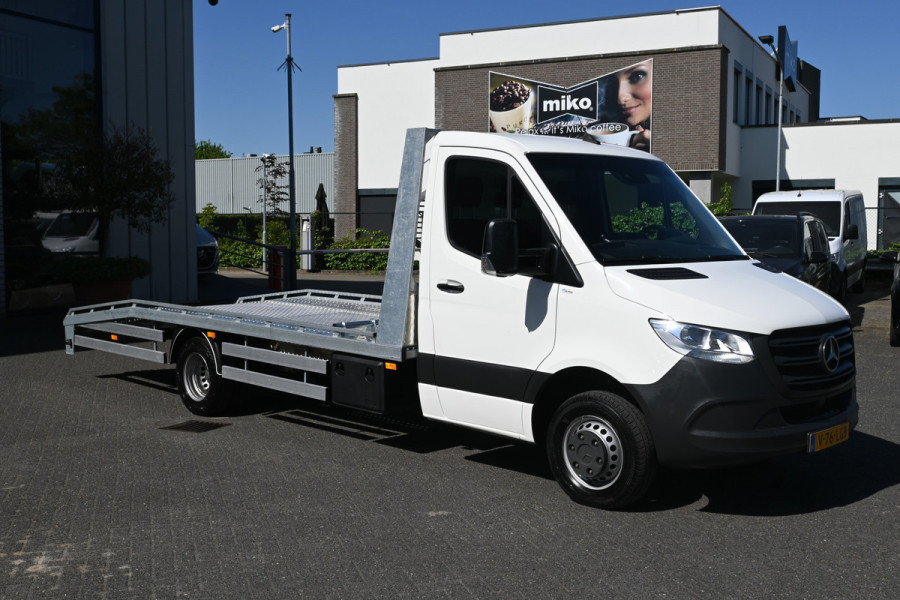 Mercedes-Benz Sprinter 514 CDI L3 Autotransporter Oprijwagen Ambulance Lier, Geveerde stoel, Trekhaak