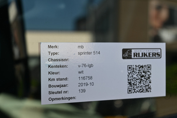 Mercedes-Benz Sprinter 514 CDI L3 Autotransporter Oprijwagen Ambulance Lier, Geveerde stoel, Trekhaak