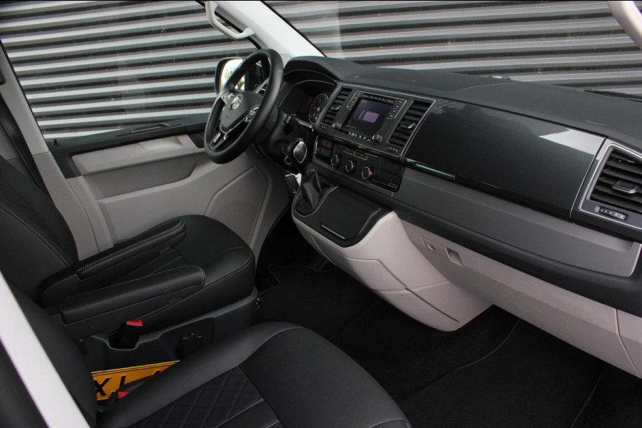 Volkswagen Transporter 2.0 TDI L2H1 DC 150PK JB- EDTION / LEDEREN BEKLEDING / TREKHAAK / APPLE CARPLAY / AIRCO / NAVIGATIE / FULL
