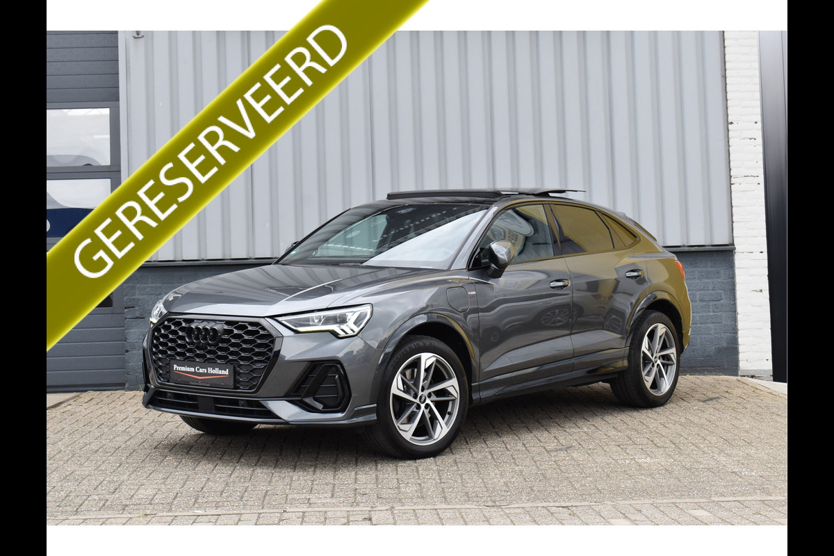 Audi Q3 Sportback 45 TFSI e S-Line 245 Pk Black Optik Pano Navi Leder Memory 19 Inch Audi Q3 Sportback 45 TFSI e S-Line 245 Pk Black Optik Pano Navi Leder Memory 19 Inch
