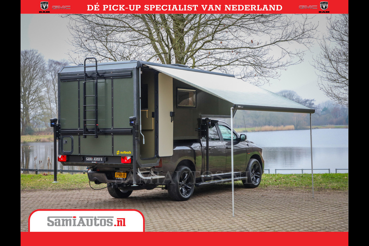 Dodge Ram 1500 CAMPER / AFZET UNIT | SHOWROOM MODEL | 4 PERSOONS | AIRCO | ZONNEPANEEL | VERWARMING | DOUCHE | WC | LUIFEL | 4 SLAAP PLAATSEN | Let Op: Investeer in deze unieke afzetunit camper en verdien direct!