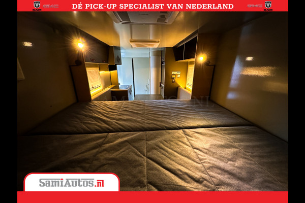 Dodge Ram 1500 CAMPER / AFZET UNIT | SHOWROOM MODEL | 4 PERSOONS | AIRCO | ZONNEPANEEL | VERWARMING | DOUCHE | WC | LUIFEL | 4 SLAAP PLAATSEN | Let Op: Investeer in deze unieke afzetunit camper en verdien direct!