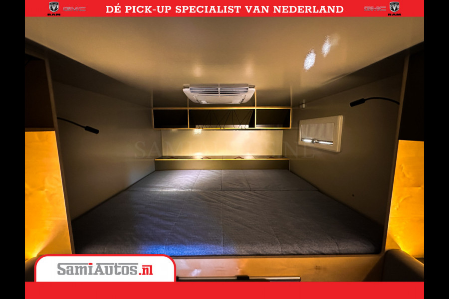 Dodge Ram 1500 CAMPER / AFZET UNIT | SHOWROOM MODEL | 4 PERSOONS | AIRCO | ZONNEPANEEL | VERWARMING | DOUCHE | WC | LUIFEL | 4 SLAAP PLAATSEN | Let Op: Investeer in deze unieke afzetunit camper en verdien direct!