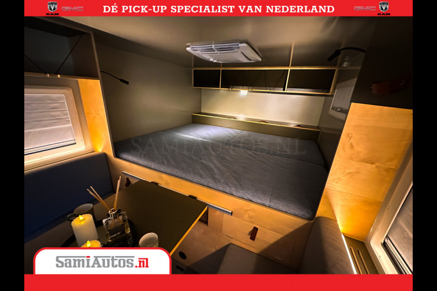 Dodge Ram 1500 CAMPER / AFZET UNIT | SHOWROOM MODEL | 4 PERSOONS | AIRCO | ZONNEPANEEL | VERWARMING | DOUCHE | WC | LUIFEL | 4 SLAAP PLAATSEN | Let Op: Investeer in deze unieke afzetunit camper en verdien direct!