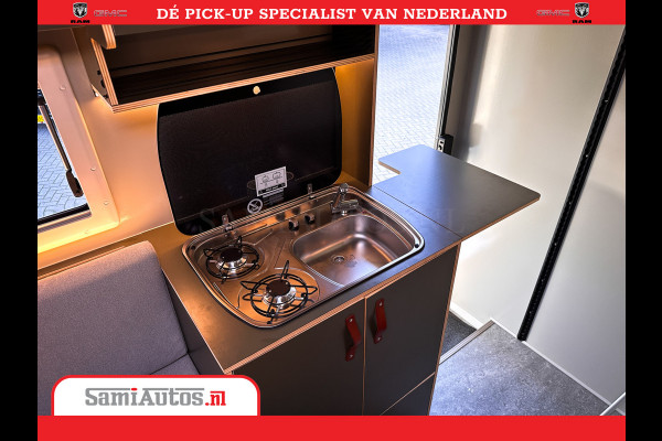Dodge Ram 1500 CAMPER / AFZET UNIT | SHOWROOM MODEL | 4 PERSOONS | AIRCO | ZONNEPANEEL | VERWARMING | DOUCHE | WC | LUIFEL | 4 SLAAP PLAATSEN | Let Op: Investeer in deze unieke afzetunit camper en verdien direct!
