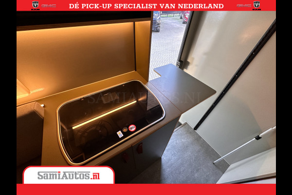 Dodge Ram 1500 CAMPER / AFZET UNIT | SHOWROOM MODEL | 4 PERSOONS | AIRCO | ZONNEPANEEL | VERWARMING | DOUCHE | WC | LUIFEL | 4 SLAAP PLAATSEN | Let Op: Investeer in deze unieke afzetunit camper en verdien direct!