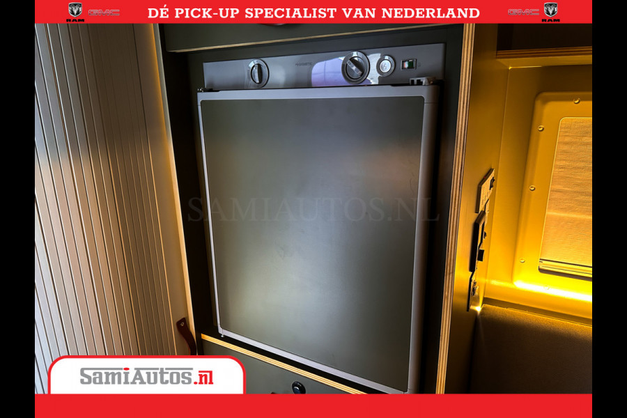 Dodge Ram 1500 CAMPER / AFZET UNIT | SHOWROOM MODEL | 4 PERSOONS | AIRCO | ZONNEPANEEL | VERWARMING | DOUCHE | WC | LUIFEL | 4 SLAAP PLAATSEN | Let Op: Investeer in deze unieke afzetunit camper en verdien direct!