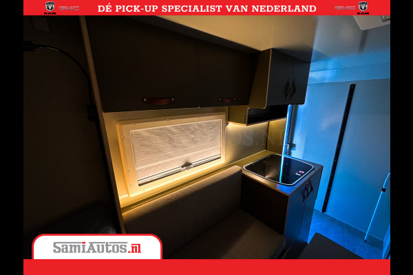 Dodge Ram 1500 CAMPER / AFZET UNIT | SHOWROOM MODEL | 4 PERSOONS | AIRCO | ZONNEPANEEL | VERWARMING | DOUCHE | WC | LUIFEL | 4 SLAAP PLAATSEN | Let Op: Investeer in deze unieke afzetunit camper en verdien direct!