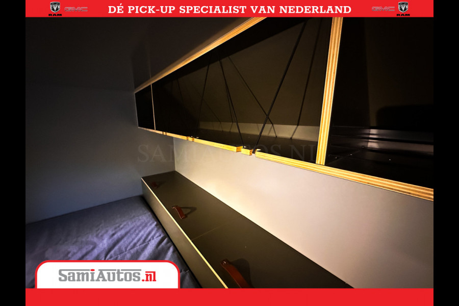 Dodge Ram 1500 CAMPER / AFZET UNIT | SHOWROOM MODEL | 4 PERSOONS | AIRCO | ZONNEPANEEL | VERWARMING | DOUCHE | WC | LUIFEL | 4 SLAAP PLAATSEN | Let Op: Investeer in deze unieke afzetunit camper en verdien direct!