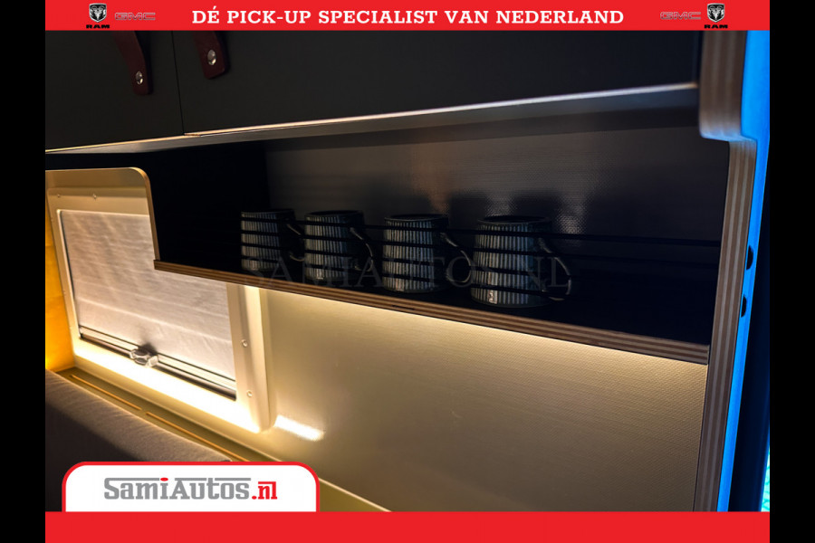 Dodge Ram 1500 CAMPER / AFZET UNIT | SHOWROOM MODEL | 4 PERSOONS | AIRCO | ZONNEPANEEL | VERWARMING | DOUCHE | WC | LUIFEL | 4 SLAAP PLAATSEN | Let Op: Investeer in deze unieke afzetunit camper en verdien direct!