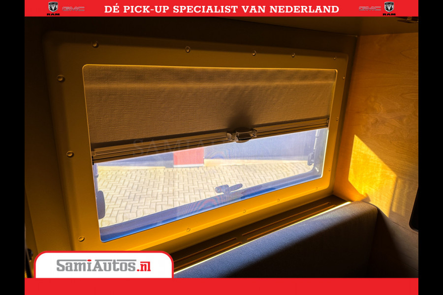 Dodge Ram 1500 CAMPER / AFZET UNIT | SHOWROOM MODEL | 4 PERSOONS | AIRCO | ZONNEPANEEL | VERWARMING | DOUCHE | WC | LUIFEL | 4 SLAAP PLAATSEN | Let Op: Investeer in deze unieke afzetunit camper en verdien direct!