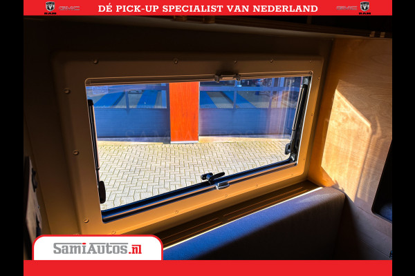Dodge Ram 1500 CAMPER / AFZET UNIT | SHOWROOM MODEL | 4 PERSOONS | AIRCO | ZONNEPANEEL | VERWARMING | DOUCHE | WC | LUIFEL | 4 SLAAP PLAATSEN | Let Op: Investeer in deze unieke afzetunit camper en verdien direct!