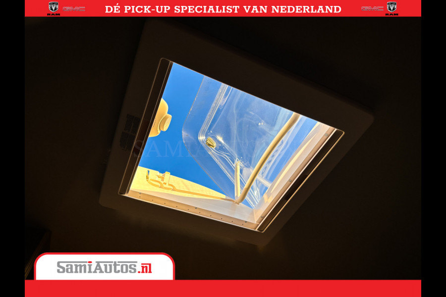 Dodge Ram 1500 CAMPER / AFZET UNIT | SHOWROOM MODEL | 4 PERSOONS | AIRCO | ZONNEPANEEL | VERWARMING | DOUCHE | WC | LUIFEL | 4 SLAAP PLAATSEN | Let Op: Investeer in deze unieke afzetunit camper en verdien direct!