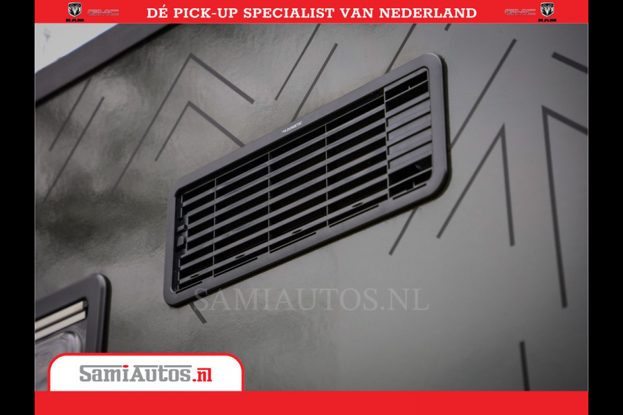 Dodge Ram 1500 CAMPER / AFZET UNIT | SHOWROOM MODEL | 4 PERSOONS | AIRCO | ZONNEPANEEL | VERWARMING | DOUCHE | WC | LUIFEL | 4 SLAAP PLAATSEN | Let Op: Investeer in deze unieke afzetunit camper en verdien direct!