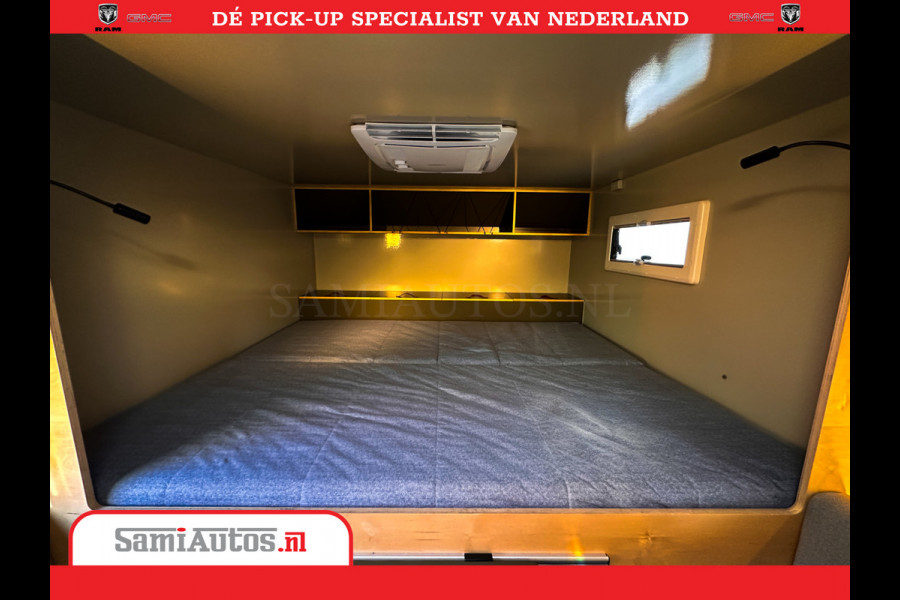 Dodge Ram 1500 CAMPER / AFZET UNIT | SHOWROOM MODEL | 4 PERSOONS | AIRCO | ZONNEPANEEL | VERWARMING | DOUCHE | WC | LUIFEL | 4 SLAAP PLAATSEN | Let Op: Investeer in deze unieke afzetunit camper en verdien direct!