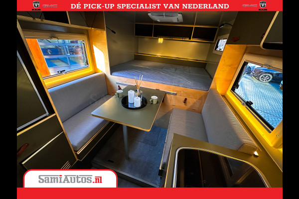 Dodge Ram 1500 CAMPER / AFZET UNIT | SHOWROOM MODEL | 4 PERSOONS | AIRCO | ZONNEPANEEL | VERWARMING | DOUCHE | WC | LUIFEL | 4 SLAAP PLAATSEN | Let Op: Investeer in deze unieke afzetunit camper en verdien direct!