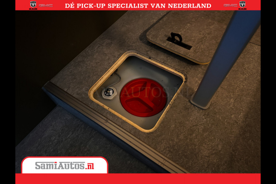 Dodge Ram 1500 CAMPER / AFZET UNIT | SHOWROOM MODEL | 4 PERSOONS | AIRCO | ZONNEPANEEL | VERWARMING | DOUCHE | WC | LUIFEL | 4 SLAAP PLAATSEN | Let Op: Investeer in deze unieke afzetunit camper en verdien direct!