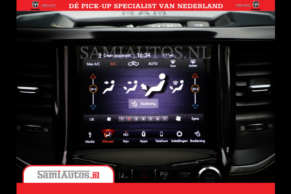 Dodge Ram 1500 SPORT | BOM VOL | 402PK HEMI 5,7 V8 | LUCHTVERING | BED SLIDE | PANO | ADAPTIVE CRUISE | 360 CAMERA | EN VEEL MEER | DUBBELE CABINE | 5 PERSOONS | LAGE KM STAND | GRANITE |