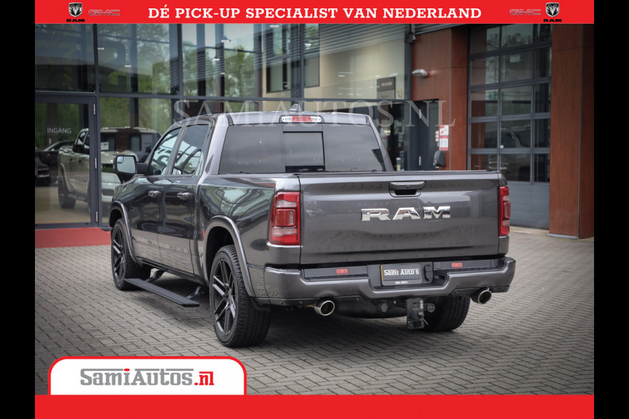 Dodge Ram 1500 SPORT | BOM VOL | 402PK HEMI 5,7 V8 | LUCHTVERING | BED SLIDE | PANO | ADAPTIVE CRUISE | 360 CAMERA | EN VEEL MEER | DUBBELE CABINE | 5 PERSOONS | LAGE KM STAND | GRANITE |