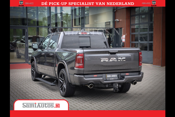 Dodge Ram 1500 SPORT | BOM VOL | 402PK HEMI 5,7 V8 | LUCHTVERING | BED SLIDE | PANO | ADAPTIVE CRUISE | 360 CAMERA | EN VEEL MEER | DUBBELE CABINE | 5 PERSOONS | LAGE KM STAND | GRANITE |