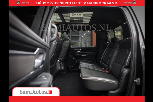 Dodge Ram 1500 SPORT | BOM VOL | 402PK HEMI 5,7 V8 | LUCHTVERING | BED SLIDE | PANO | ADAPTIVE CRUISE | 360 CAMERA | EN VEEL MEER | DUBBELE CABINE | 5 PERSOONS | LAGE KM STAND | GRANITE |