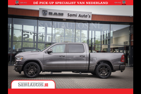 Dodge Ram 1500 SPORT | BOM VOL | 402PK HEMI 5,7 V8 | LUCHTVERING | BED SLIDE | PANO | ADAPTIVE CRUISE | 360 CAMERA | EN VEEL MEER | DUBBELE CABINE | 5 PERSOONS | LAGE KM STAND | GRANITE |