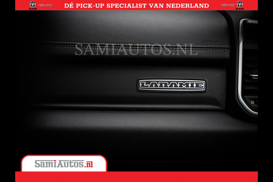 Dodge Ram 1500 SPORT | BOM VOL | 402PK HEMI 5,7 V8 | LUCHTVERING | BED SLIDE | PANO | ADAPTIVE CRUISE | 360 CAMERA | EN VEEL MEER | DUBBELE CABINE | 5 PERSOONS | LAGE KM STAND | GRANITE |