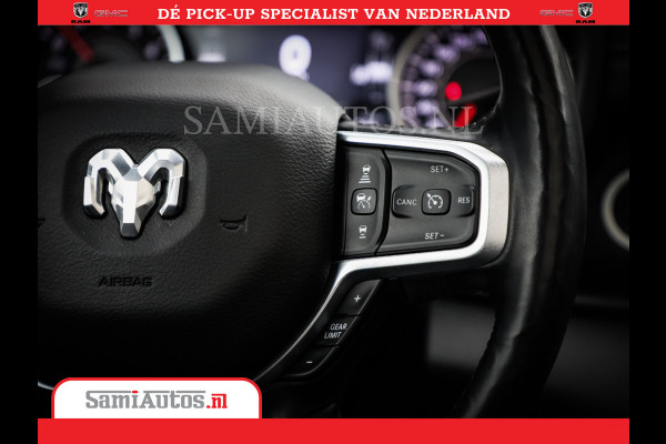Dodge Ram 1500 SPORT | BOM VOL | 402PK HEMI 5,7 V8 | LUCHTVERING | BED SLIDE | PANO | ADAPTIVE CRUISE | 360 CAMERA | EN VEEL MEER | DUBBELE CABINE | 5 PERSOONS | LAGE KM STAND | GRANITE |