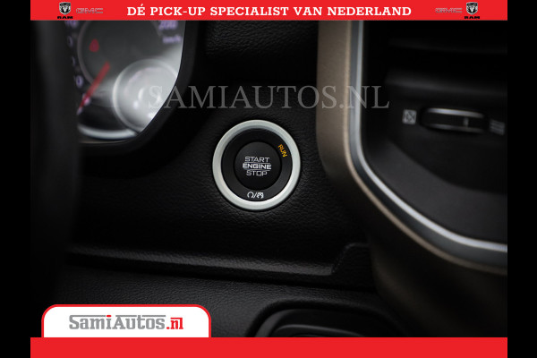 Dodge Ram 1500 SPORT | BOM VOL | 402PK HEMI 5,7 V8 | LUCHTVERING | BED SLIDE | PANO | ADAPTIVE CRUISE | 360 CAMERA | EN VEEL MEER | DUBBELE CABINE | 5 PERSOONS | LAGE KM STAND | GRANITE |