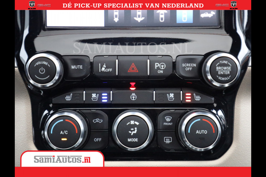 Dodge Ram 1500 SPORT | BOM VOL | 402PK HEMI 5,7 V8 | LUCHTVERING | BED SLIDE | PANO | ADAPTIVE CRUISE | 360 CAMERA | EN VEEL MEER | DUBBELE CABINE | 5 PERSOONS | LAGE KM STAND | GRANITE |