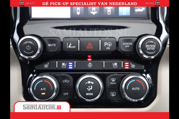 Dodge Ram 1500 SPORT | BOM VOL | 402PK HEMI 5,7 V8 | LUCHTVERING | BED SLIDE | PANO | ADAPTIVE CRUISE | 360 CAMERA | EN VEEL MEER | DUBBELE CABINE | 5 PERSOONS | LAGE KM STAND | GRANITE |