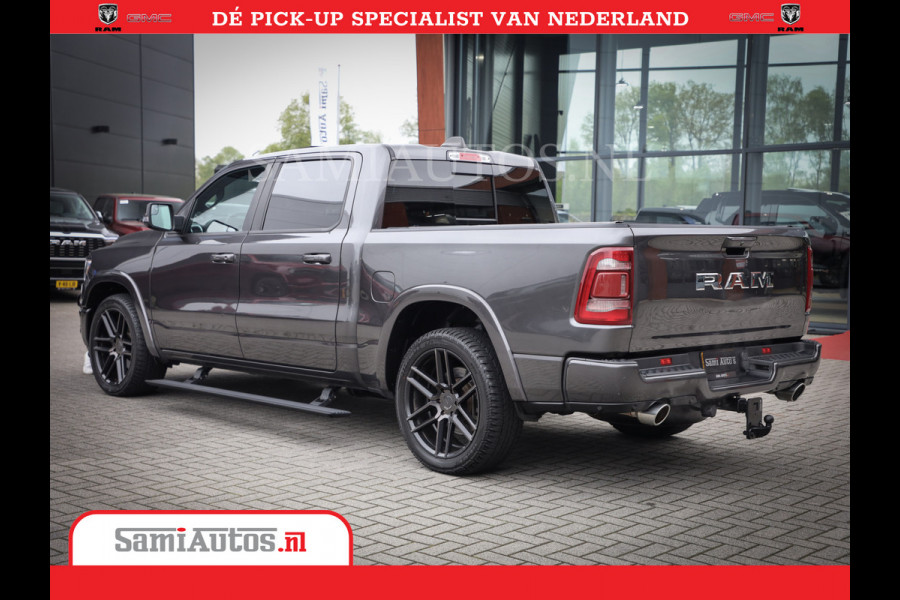 Dodge Ram 1500 SPORT | BOM VOL | 402PK HEMI 5,7 V8 | LUCHTVERING | BED SLIDE | PANO | ADAPTIVE CRUISE | 360 CAMERA | EN VEEL MEER | DUBBELE CABINE | 5 PERSOONS | LAGE KM STAND | GRANITE |
