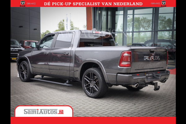 Dodge Ram 1500 SPORT | BOM VOL | 402PK HEMI 5,7 V8 | LUCHTVERING | BED SLIDE | PANO | ADAPTIVE CRUISE | 360 CAMERA | EN VEEL MEER | DUBBELE CABINE | 5 PERSOONS | LAGE KM STAND | GRANITE |