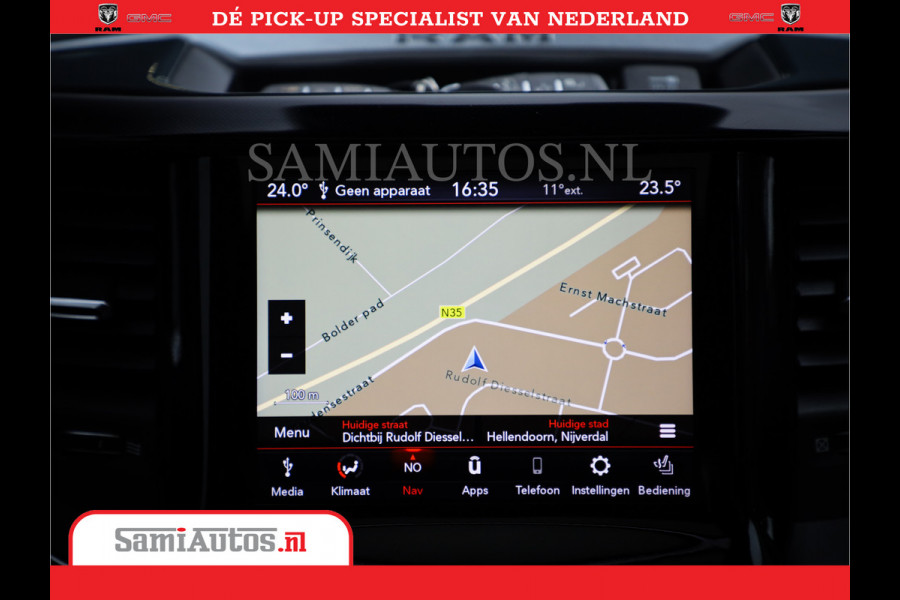Dodge Ram 1500 SPORT | BOM VOL | 402PK HEMI 5,7 V8 | LUCHTVERING | BED SLIDE | PANO | ADAPTIVE CRUISE | 360 CAMERA | EN VEEL MEER | DUBBELE CABINE | 5 PERSOONS | LAGE KM STAND | GRANITE |