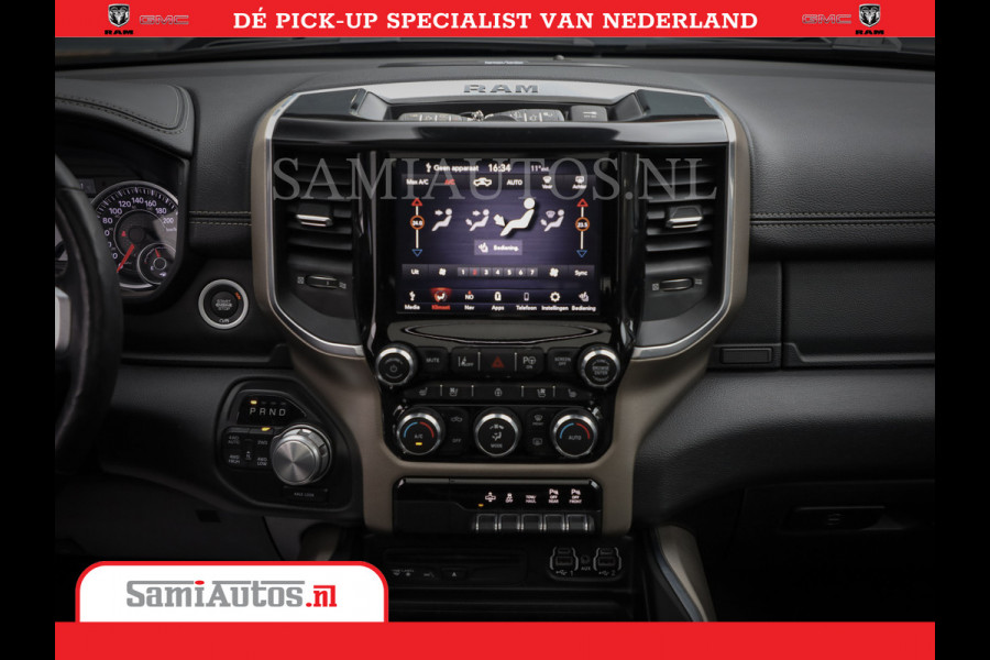 Dodge Ram 1500 SPORT | BOM VOL | 402PK HEMI 5,7 V8 | LUCHTVERING | BED SLIDE | PANO | ADAPTIVE CRUISE | 360 CAMERA | EN VEEL MEER | DUBBELE CABINE | 5 PERSOONS | LAGE KM STAND | GRANITE |