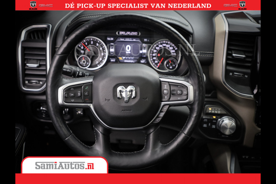 Dodge Ram 1500 SPORT | BOM VOL | 402PK HEMI 5,7 V8 | LUCHTVERING | BED SLIDE | PANO | ADAPTIVE CRUISE | 360 CAMERA | EN VEEL MEER | DUBBELE CABINE | 5 PERSOONS | LAGE KM STAND | GRANITE |