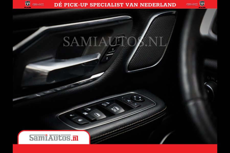 Dodge Ram 1500 SPORT | BOM VOL | 402PK HEMI 5,7 V8 | LUCHTVERING | BED SLIDE | PANO | ADAPTIVE CRUISE | 360 CAMERA | EN VEEL MEER | DUBBELE CABINE | 5 PERSOONS | LAGE KM STAND | GRANITE |