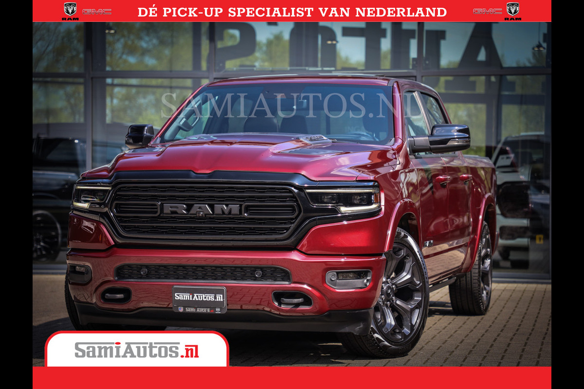 Dodge Ram 1500 Limited Night V8 5.7 Hemi | Beschikt Over Alle Opties | Comfortabele Dubbele Cabine met Royale 5 Zitplaatsen | Dodge Ram 1500 Limited Night V8 5.7 Hemi | Beschikt Over Alle Opties | Comfortabele Dubbele Cabine met Royale 5 Zitplaatsen |