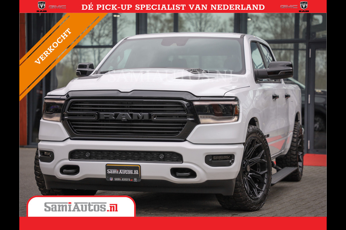 Dodge Ram 1500 LARAMIE NIGHT | NIEUW! BMP VRIJ | PANORAMA | LPG | HUD | VIRTUAL | LUCHTVERING | 360CAM | DODE HOEK | 5.7 V8 HEMI 402PK 4x4 | CREWCAB 5 PERSOONS | GRIJSKENTEKEN | VOORRAAD NR 2147 - 4802 Dodge Ram 1500 LARAMIE NIGHT | NIEUW! BMP VRIJ | PANORAMA | LPG | HUD | VIRTUAL | LUCHTVERING | 360CAM | DODE HOEK | 5.7 V8 HEMI 402PK 4x4 | CREWCAB 5 PERSOONS | GRIJSKENTEKEN | VOORRAAD NR 2147 - 4802
