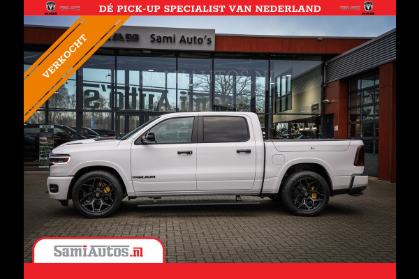Dodge Ram 1500 LIMITED NIGHT H.O 540PK 706 Nm | XB9 | MASSAGE | BOM VOL | PW7 WHITE | CREW CAB | DUBBELE CABINE | GRIJSKENTEKEN | DE MEEST LUXUEUZE en BEGEERDE Pick-up VOORRAAD NR 2305 - 8549