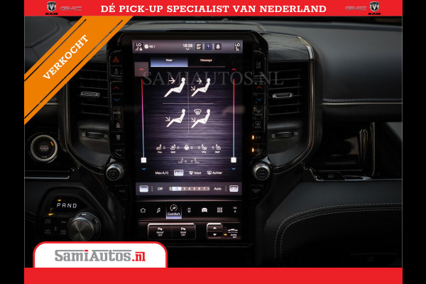 Dodge Ram 1500 LIMITED NIGHT H.O 540PK 706 Nm | XB9 | MASSAGE | BOM VOL | PW7 WHITE | CREW CAB | DUBBELE CABINE | GRIJSKENTEKEN | DE MEEST LUXUEUZE en BEGEERDE Pick-up VOORRAAD NR 2305 - 8549