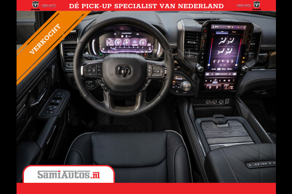 Dodge Ram 1500 LIMITED NIGHT H.O 540PK 706 Nm | XB9 | MASSAGE | BOM VOL | PW7 WHITE | CREW CAB | DUBBELE CABINE | GRIJSKENTEKEN | DE MEEST LUXUEUZE en BEGEERDE Pick-up VOORRAAD NR 2305 - 8549