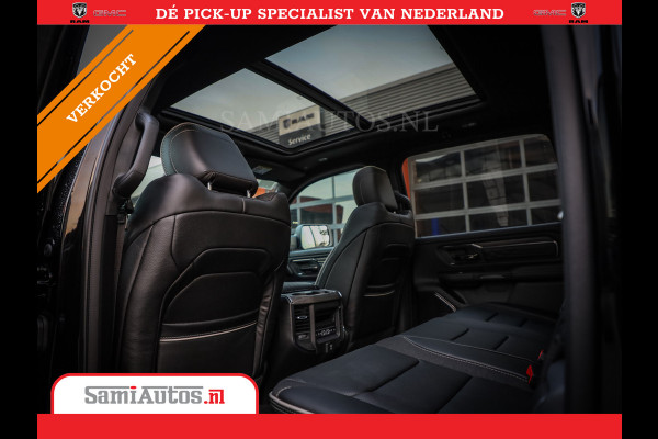 Dodge Ram 1500 LIMITED NIGHT H.O 540PK 706 Nm | XB9 | MASSAGE | BOM VOL | PW7 WHITE | CREW CAB | DUBBELE CABINE | GRIJSKENTEKEN | DE MEEST LUXUEUZE en BEGEERDE Pick-up VOORRAAD NR 2305 - 8549