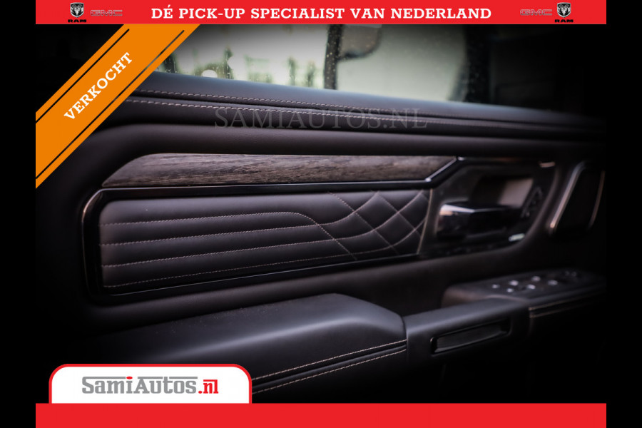 Dodge Ram 1500 LIMITED NIGHT H.O 540PK 706 Nm | XB9 | MASSAGE | BOM VOL | PW7 WHITE | CREW CAB | DUBBELE CABINE | GRIJSKENTEKEN | DE MEEST LUXUEUZE en BEGEERDE Pick-up VOORRAAD NR 2305 - 8549
