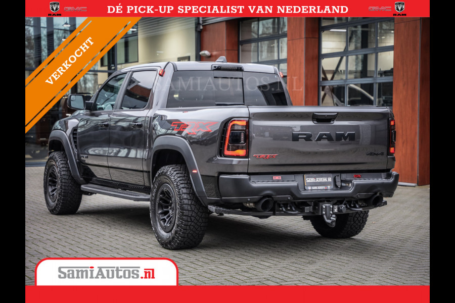 Dodge Ram 1500 TRX | 6.2 V8 712PK HELLCAT | BOM VOL | CARBON | GRANITE | ALL-IN PRIJS | CREW CAB | GRIJSKENTEKEN | 5 PERSOONS | DC | DUBBELE CABINE | VOORRAAD NR 2088 - 4151