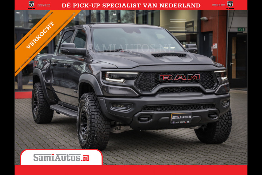 Dodge Ram 1500 TRX | 6.2 V8 712PK HELLCAT | BOM VOL | CARBON | GRANITE | ALL-IN PRIJS | CREW CAB | GRIJSKENTEKEN | 5 PERSOONS | DC | DUBBELE CABINE | VOORRAAD NR 2088 - 4151