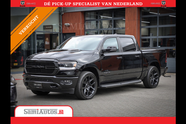 Dodge Ram 1500 LARAMIE SPORT 4X4 5.7 V8 | PRINS LPG | CAMERA | APPLE CARPLAY | 3500KG | 22INCH NIGHT | FULL LED | CRUISE | MEMORY SEATS | LEDER | DUBBELE CABINE | CREWCAB