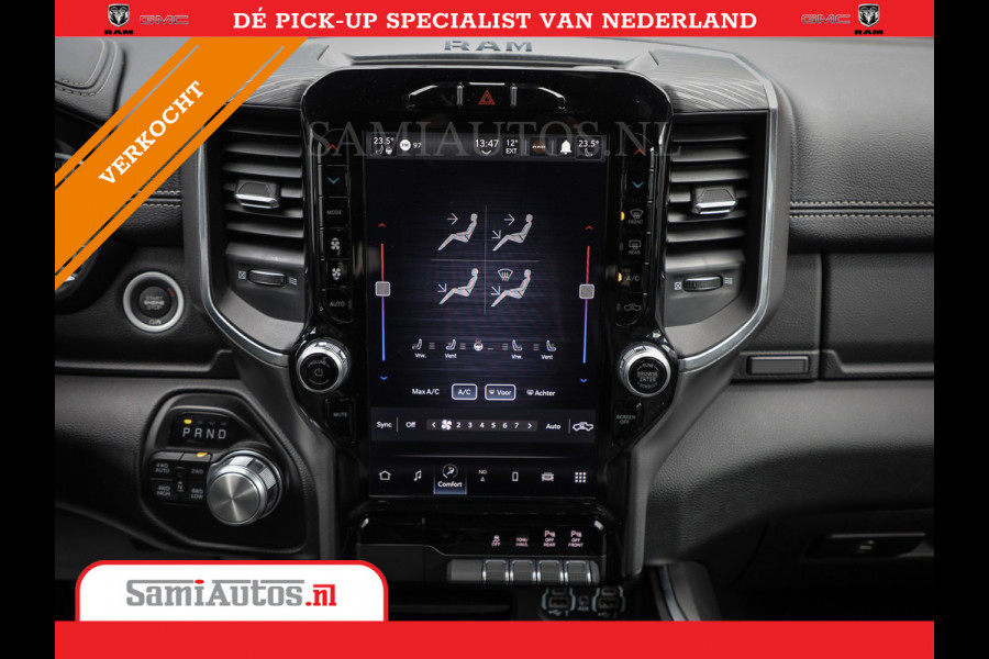 Dodge Ram 1500 LARAMIE SPORT 4X4 5.7 V8 | PRINS LPG | CAMERA | APPLE CARPLAY | 3500KG | 22INCH NIGHT | FULL LED | CRUISE | MEMORY SEATS | LEDER | DUBBELE CABINE | CREWCAB