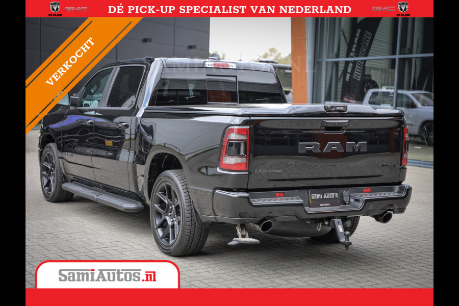 Dodge Ram 1500 LARAMIE SPORT 4X4 5.7 V8 | PRINS LPG | CAMERA | APPLE CARPLAY | 3500KG | 22INCH NIGHT | FULL LED | CRUISE | MEMORY SEATS | LEDER | DUBBELE CABINE | CREWCAB